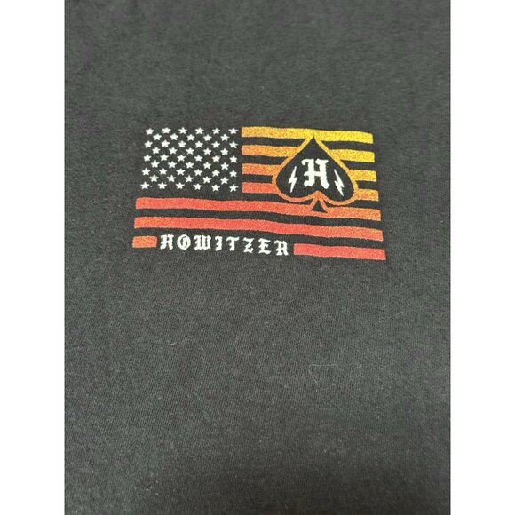 Howitzer Patriot MFG Death Awaits My‎ Enemies Short Sleeve Size Medium USA - Picture 9 of 10